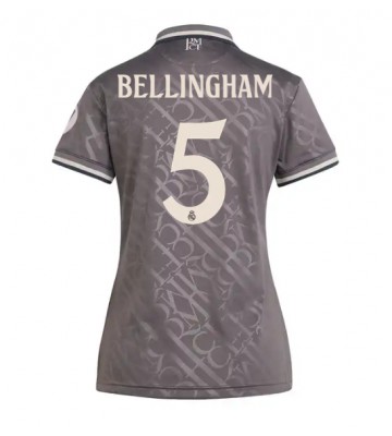 Real Madrid Jude Bellingham #5 Tercera Equipación Mujer 2024-25 Manga Corta